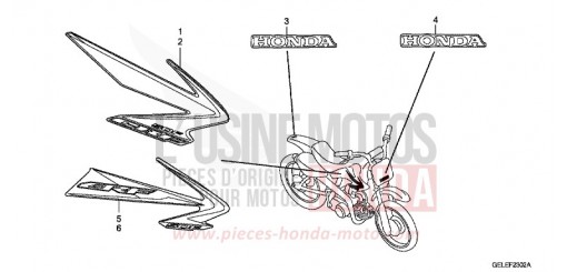 MARK/STRIPE (CRF50F8/9/A) CRF50F8 de 2008